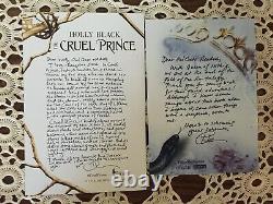 OwlCrate Exclusive Signed Cruel Prince Wicked King Queen of Nothing Holly Black