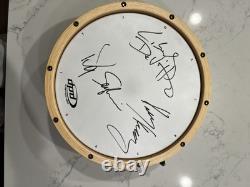 PDP Ltd Ed Snare Drum Signed By Liberty Devitto, Kelly Keagy, Danny Seraphine
