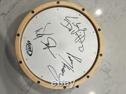 PDP Ltd Ed Snare Drum Signed By Liberty Devitto, Kelly Keagy, Danny Seraphine
