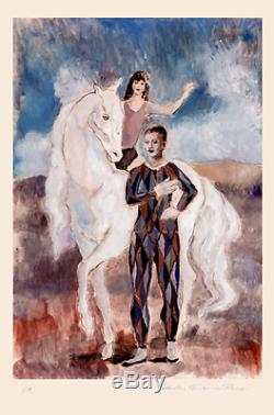 Pablo Picasso HORSE ACROBAT Estate Signed Limited Edition Art Giclee 22 x 13
