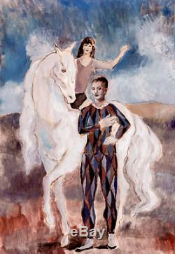 Pablo Picasso HORSE ACROBAT Estate Signed Limited Edition Art Giclee 22 x 13