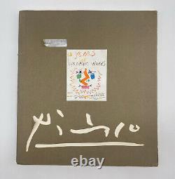 Pablo Picasso Hand Signed 60 Years of Graphic Works Book 1966 Limited Edition