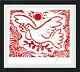Pablo Picasso Hand Signed Ltd Edition Print Dove of Peace withCOA (unframed)