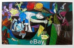 Pablo Picasso NIGHT FISHING AT ANTIBES Estate Signed Limited Edition Giclee Art