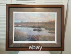 Paco Young Limited Edition Print Pickin' Up Ducks Unlimited Signed Numbered