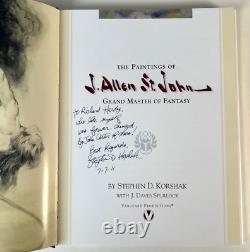 Paintings of J Allen St John Grand Master of Fantasy Korshak Deluxe Ed. Signed