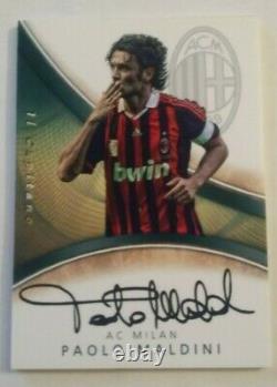 Paolo Maldini IL Capitano Ac Milan Limited Edition Signature Auto Autograph Art