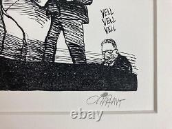 Pat Oliphant / The Silenced Majority Signed Limited Edition 1983