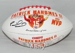 Patrick Mahomes Signed Kansas City Chiefs Limited Edition 2018 Mvp Football Jsa