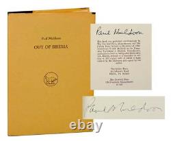 Paul MULDOON, Timothy Engelland / OUT OF SIBERIA Signed Limited Edition #189945