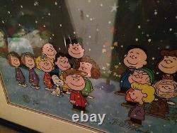 Peanuts Cel A Charlie Brown Christmas signed by Bill Melendez Merry Christmas