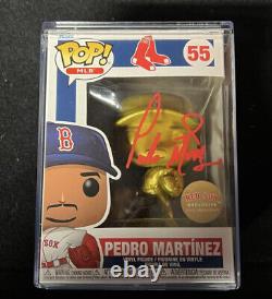 Pedro Martinez Signed Autographed Limited Edition Gold Funko Pop Red Sox JSA