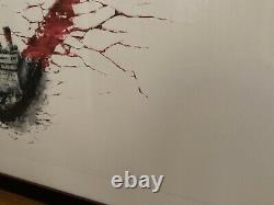 Pejac Wound signed limited edition COA Shipped Rolled For International Buyer