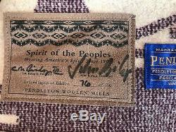 Pendleton Blanket Spirit of the Peoples Limited Edition 76 of 100 (RARE SIGNED)