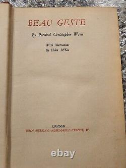 Percival Christopher Wren, SIGNED, Beau Geste, Limited De Luxe Edition 1927