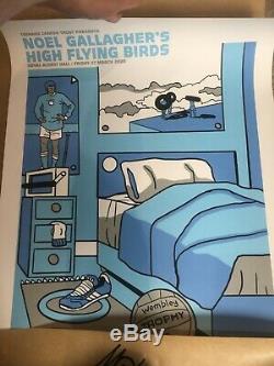 Pete Mckee & Noel Gallagher Signed, Numbered, Limited Edition Print Rah Gig