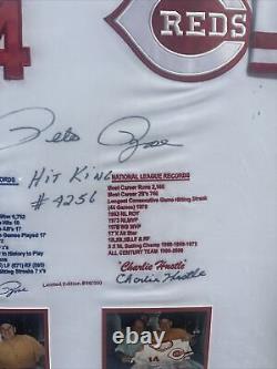 Pete Rose Autographed Limited Edition Jersey 86/500 Certified