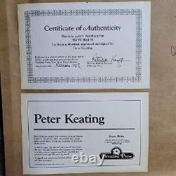 Peter Keating Snow Bales Signed Limited Edition 19/950 with COA Framed 1982