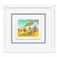Peter Max Sage, Sailboat and Vase Series I Framed Limited Edition, Hand Signed