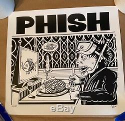 Phish Pollock Dinner And A Movie Limited Edition Poster Signed #595/800