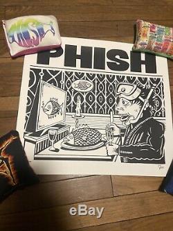 Phish poster Dinner And A Movie Jim Pollock Limited Edition Poster Signed #/800