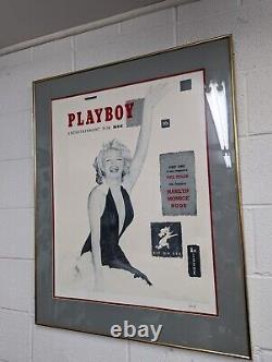 Playboy First Cover Marilyn Monroe Limited Edition, signed by Hugh Hefner