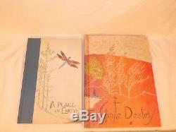 Poetry Books by Gwen Frostic Wood Block Prints Nature Some Signed First Edition