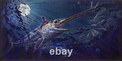 Prince Of Darkness, limited edition giclee on canvas, Jason Mathias 70X35 signed