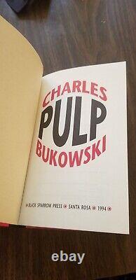 Pulp CHARLES BUKOWSKI Signed Limited First Edition 1st Printing 1994