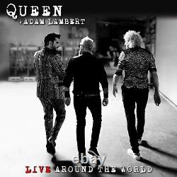 QUEEN and ADAM LAMBERT Live Around The World SIGNED CD Preorder autographs