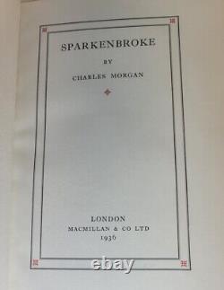 RARE 1936 Leather Bound Limited Edition SIGNED SPARKENBROKE Charles Morgan