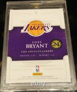 RARE 2016-17 National Treasures Game Gear KOBE BRYANT Auto Jersey card 6/25! WOW