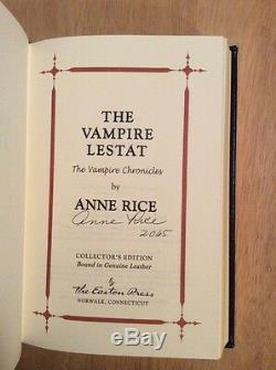 RARE All SIGNED Anne Rice Easton Press Set of 5 Interview With The Vampire + Pic
