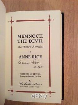 RARE All SIGNED Anne Rice Easton Press Set of 5 Interview With The Vampire + Pic