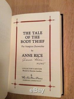 RARE All SIGNED Anne Rice Easton Press Set of 5 Interview With The Vampire + Pic