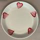 RARE Porthault Limoges Signed Vintage Les Coeurs Pink Round Trinket Deco Dish