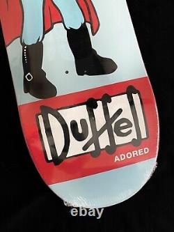 RARE SIGNED Corey Duffel DUFFMAN Adored Skateboard Deck LIMITED EDITION SIMPSONS