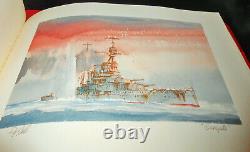 RARE SIGNED D. C. Bell Britain's Maritime History Watercolors Titanic Trafalgar