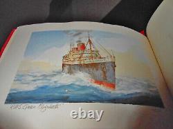 RARE SIGNED D. C. Bell Britain's Maritime History Watercolors Titanic Trafalgar