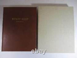 RARE SIGNED LIMITED ED The Autobiography of WYATT S EARP 1981 Leather Slipcase