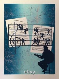 RICHARD LOUNSBURY American Made Original Serigraph Signed Limited Edition Music