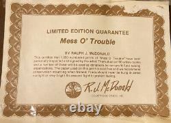 RJ McDonald Mess O Trouble Limited Edition And Artist Signed