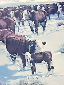 ROBERT SUMMERS Winter Roundup Signed, Limited Edition