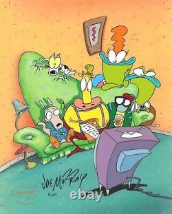 ROCKO'S MODERN LIFE Signed Hand Painted Limited Edition Cel Nickelodeon 1990's
