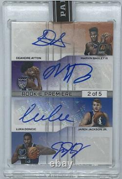 ROOKIE! OCTO RC/AUTO! 2018-19 Panini Luka Doncic, Trae Young + More! #d/5