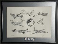 R. Simpson Signed Limited Edition 1980's Pacific Reconnaissance Aircraft