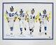 Rams Signed 16x20 Fearsome Foursome Lithograph Limited Edition Of 300 BAS