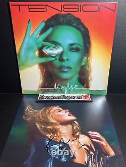 Rare Limited Edition Kylie Minogue Tension Vinyl (UK Exclusive) + Autograph NEW