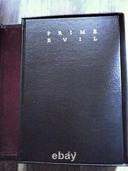 Rare Limited Edition Signed Book Prime Evil. Ideal Gift