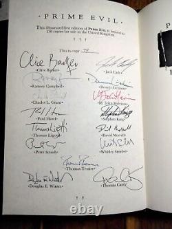 Rare Limited Edition Signed Book Prime Evil. Ideal Gift